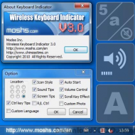 Wireless Keyboard Indicator screenshot